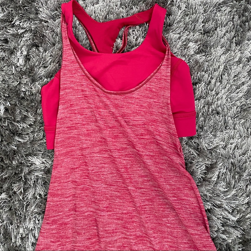 Lululemon Burgundy Braided Racer Back